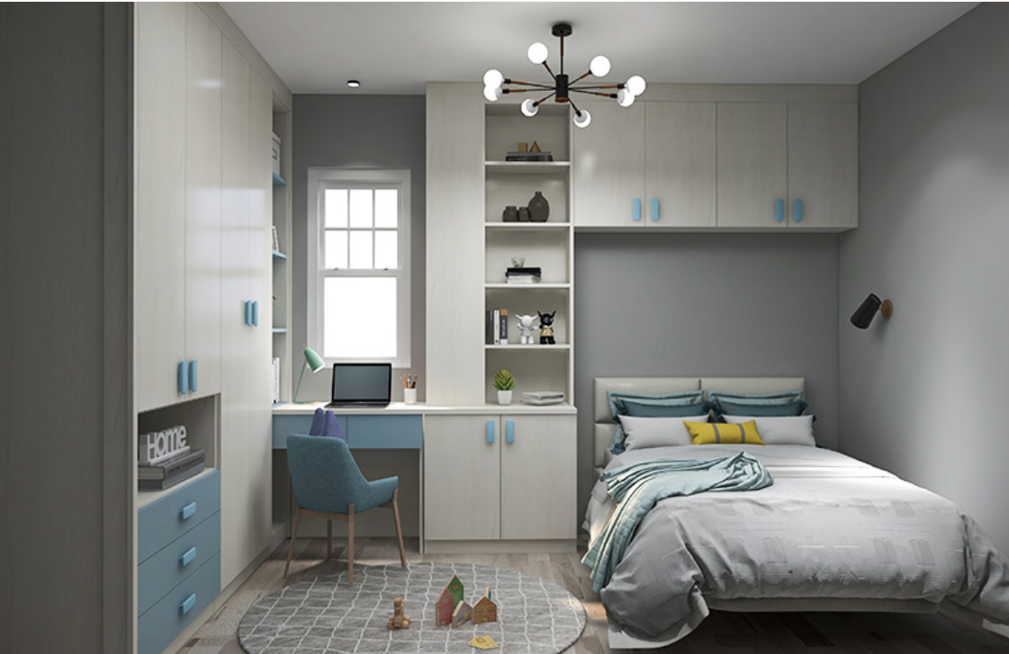 Children's room customized double bed bedroom wardrobes for children bedrooms - copy