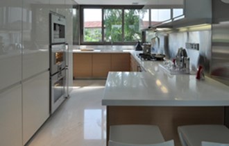 Modern furniture Kitchen Cabinet Custom white color lacquer melamine Kitchen Cabinet