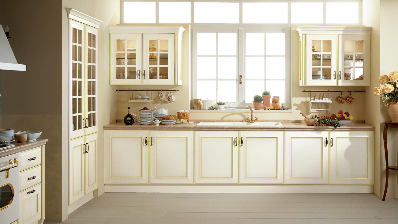 American modular walnut white kitchen  cabinets