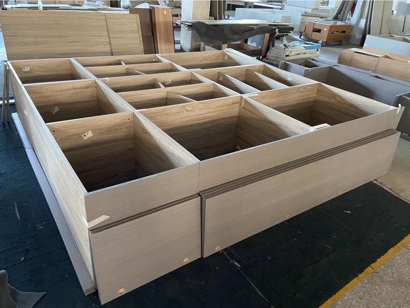 Cabinet factory in New Delhi, India