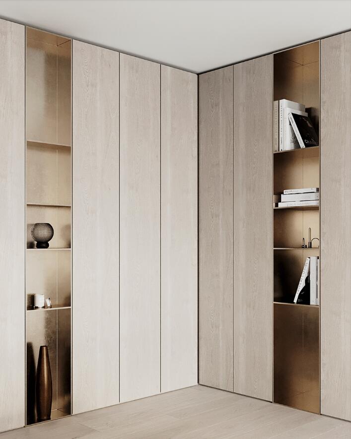 Modern wardrobe design melamine board 