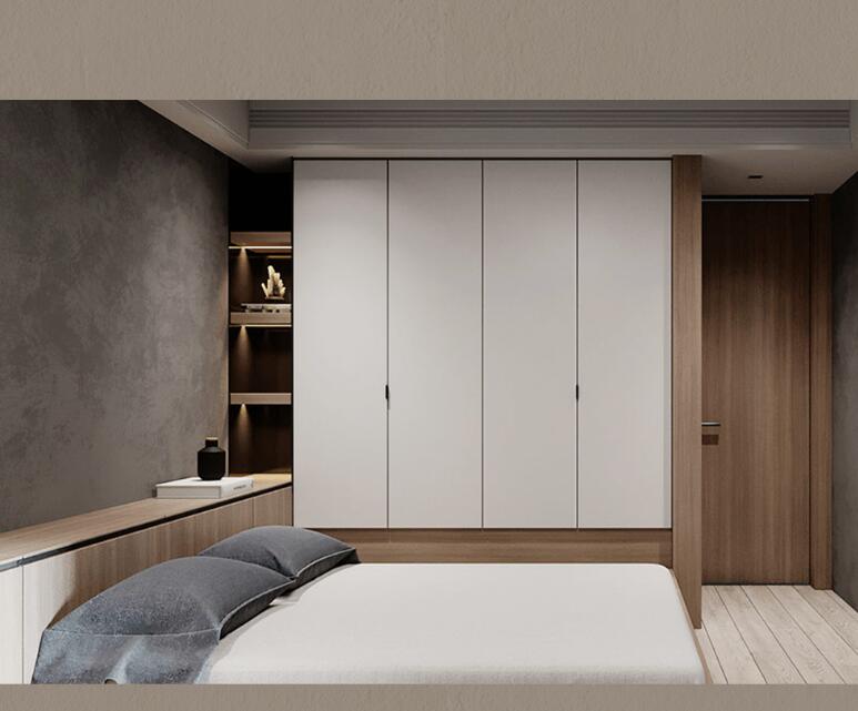 Modern furniture The whole Modern wardrobe bed is made to order printed shoe wardrobe