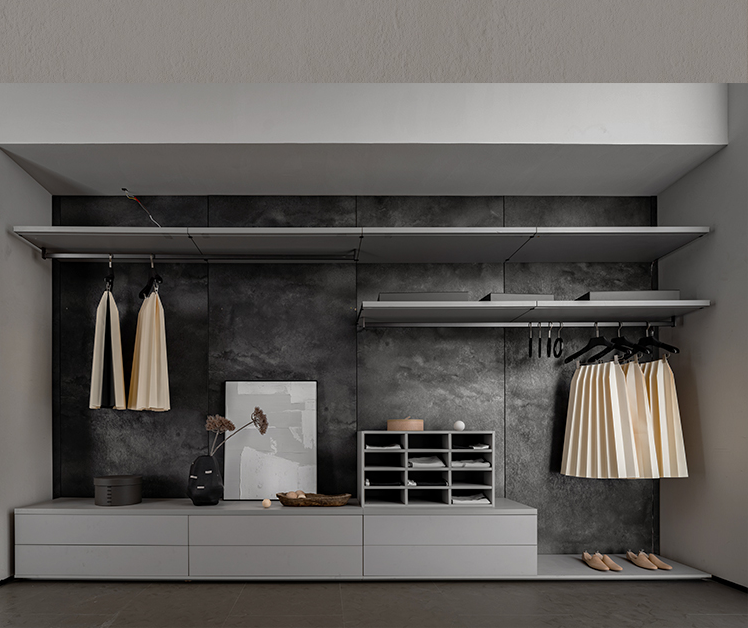 Whole Wardrobe Customization Floral Print Designs Bedroom Wooden Panel Walk in Wardrobe Closet