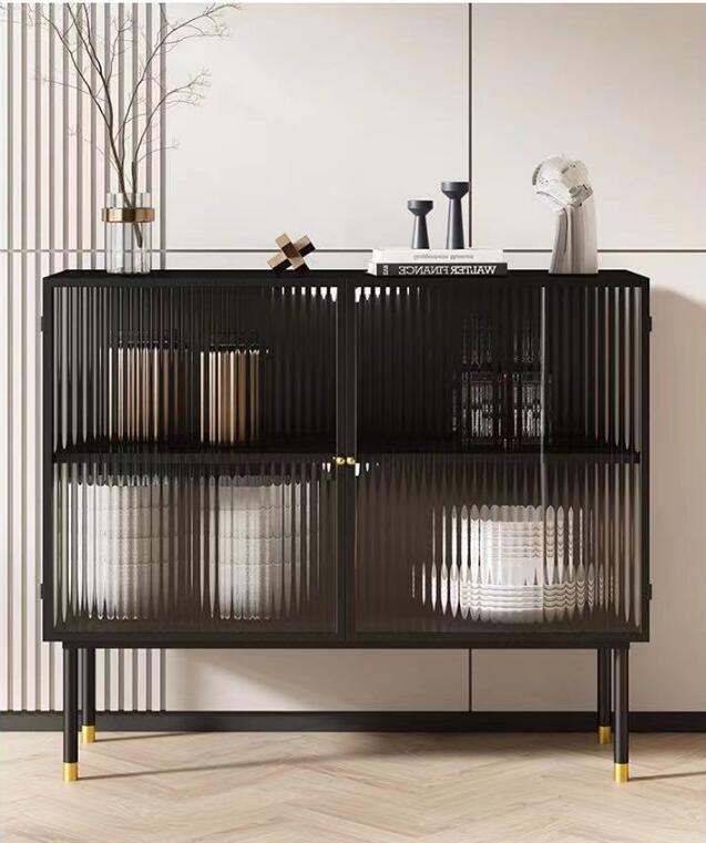 Glass side cabinet living room lockers floating cabinets living room