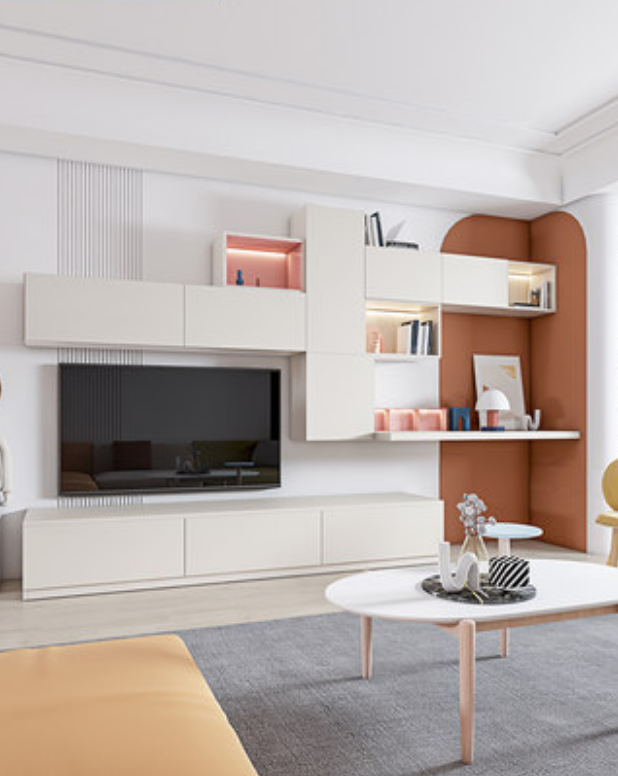 Modern living room furniture customization modern tv cabinet for 55 inch tv