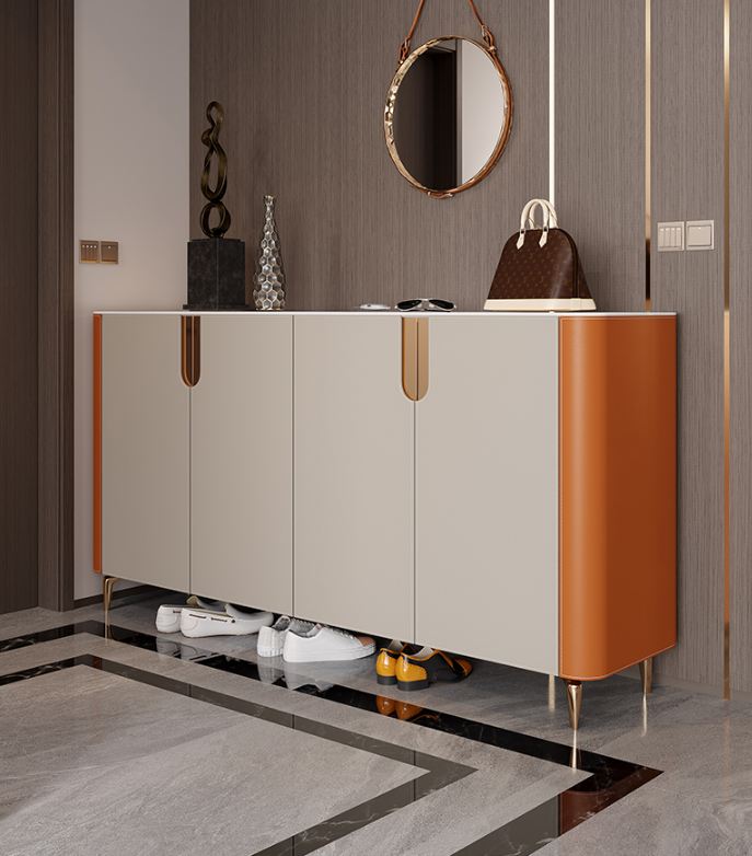 NEW Modern large capacity porch cabinet low media unit shoe cabinet