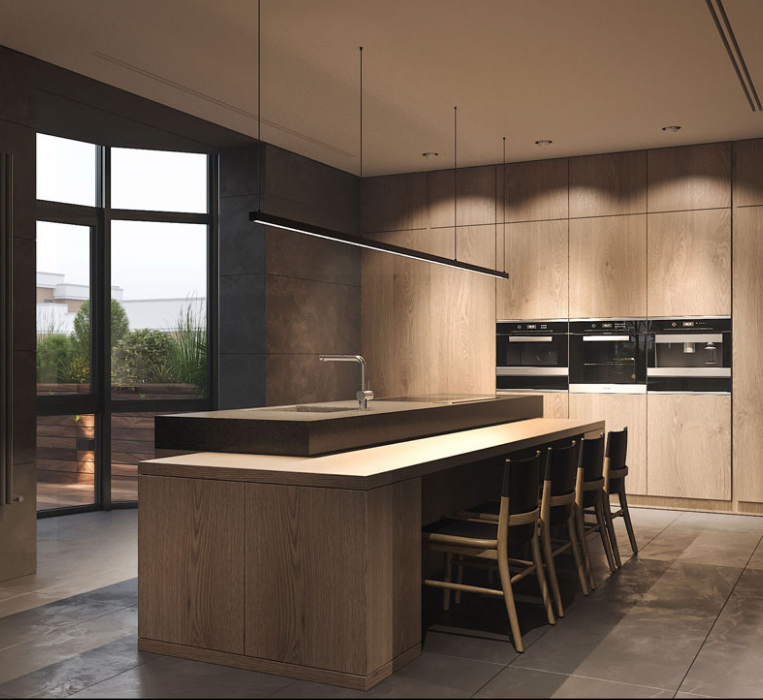 kitchen cabinet base unit  new style luxury customized furnitur garbage can sliding pull out kitchen cabinet