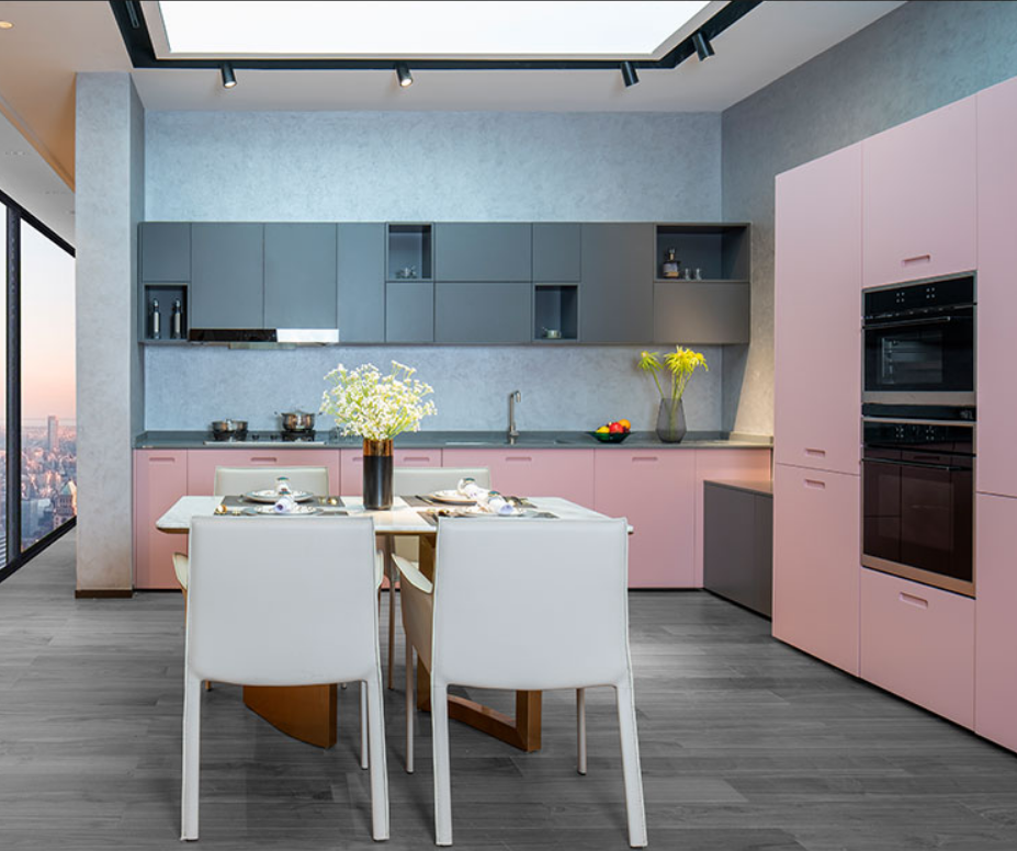 Customized kitchen new design cabinet  step 2 deluxe  kitchen cabinet hydraulic flab stay lift up