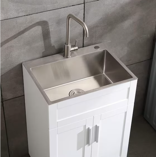 stainless steel vanity cabinet